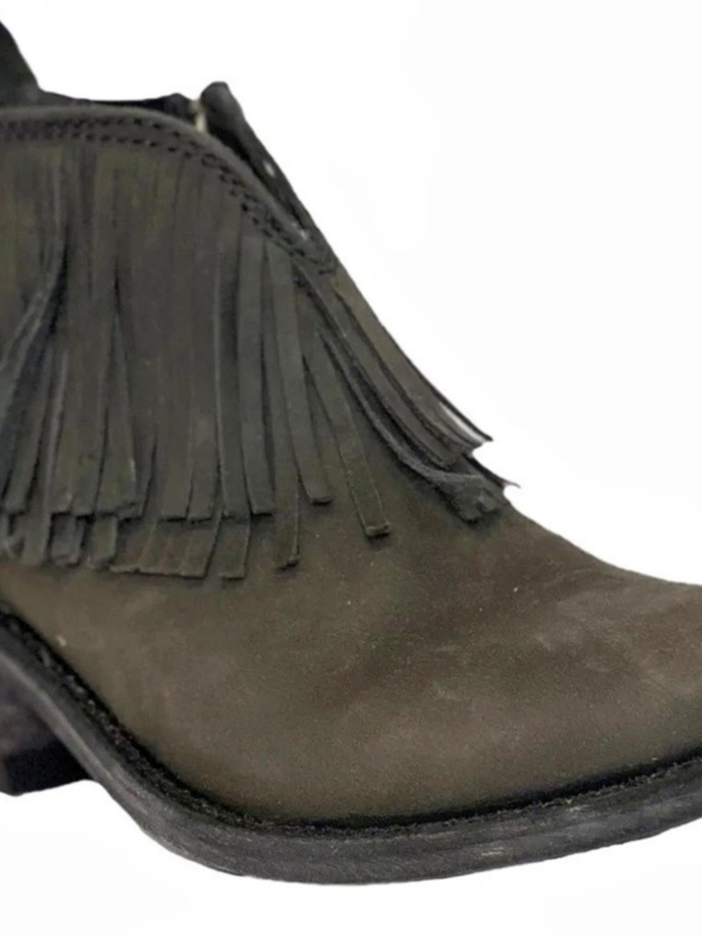 Liberty Black Nomad Fringe Boots. NWOB size 8.5